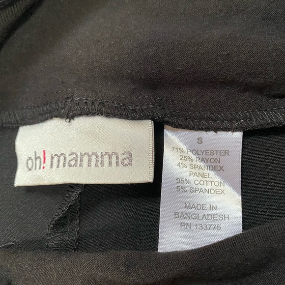 🍀Oh! Mamma Black maternity pants with pockets - Picture 7 of 7